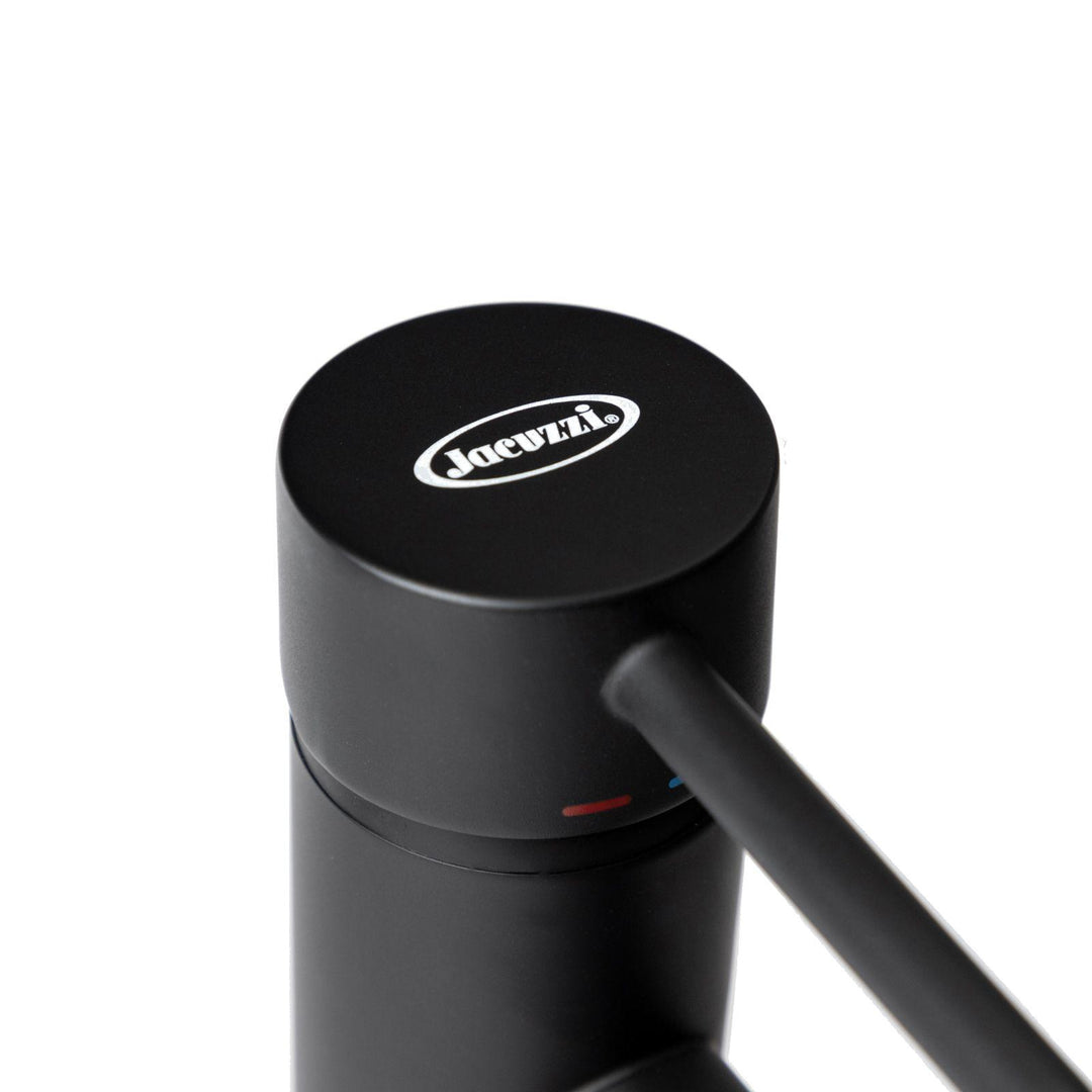 High basin mixer set + matt black bidet Gun by Jacuzzi - Taps