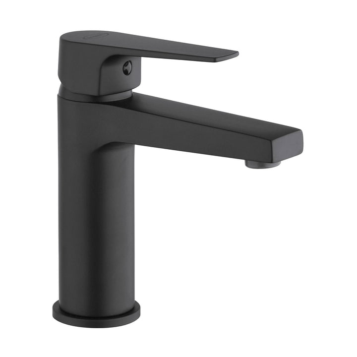 Inca matt black basin and bidet mixer set - image 2