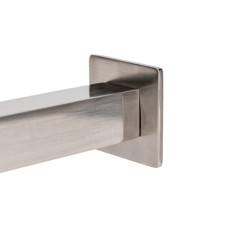 Ultra slim 20x20 shower head and 40 cm elbow arm brushed - image 10