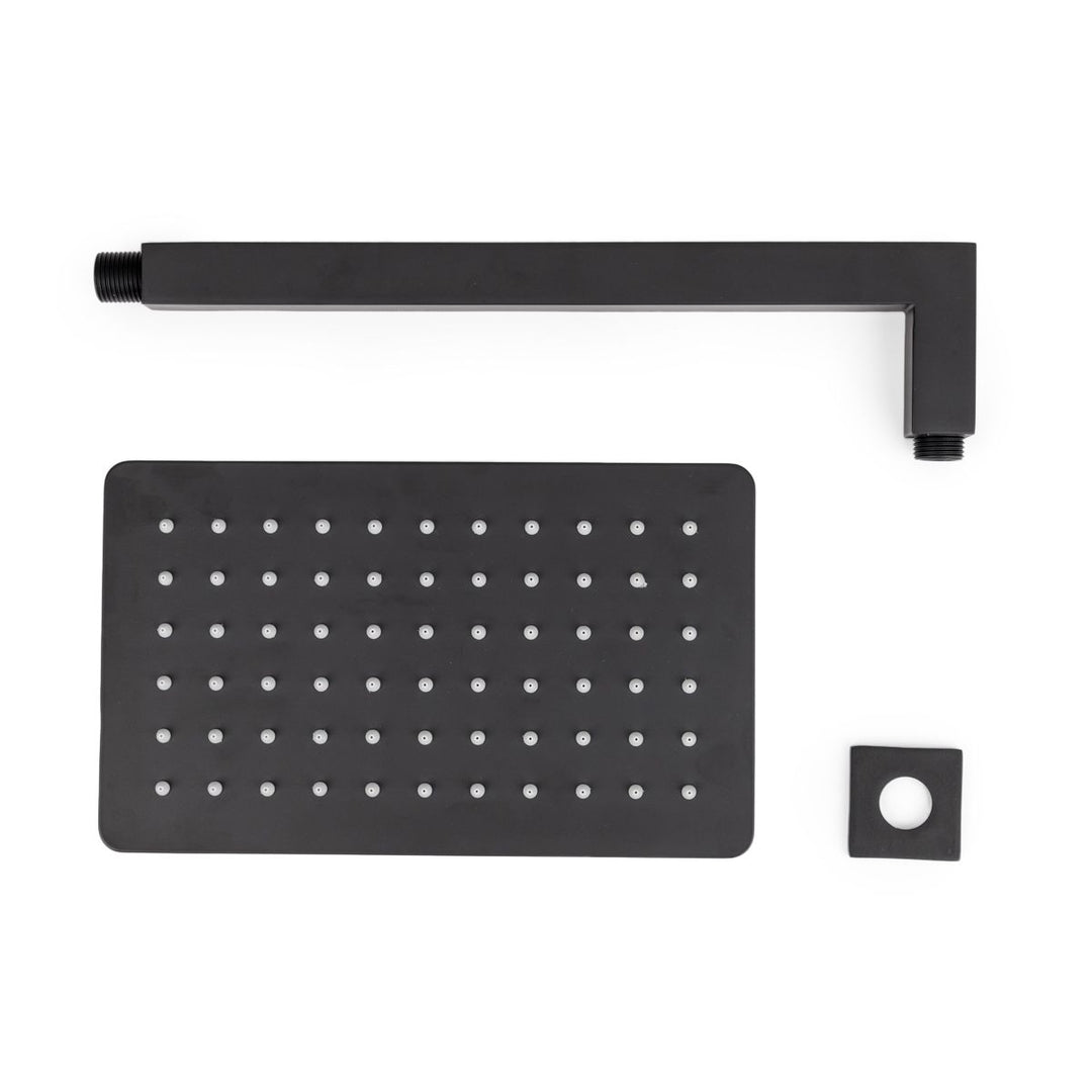 Ultraslim shower head set 25x15 cm with 35 cm elbow arm - image 2