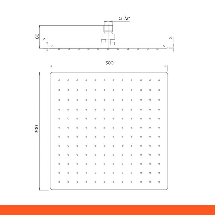Ultra slim shower head set - image 13
