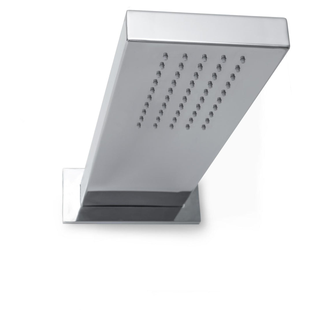 Chromed steel shower head wall mounted - image 2