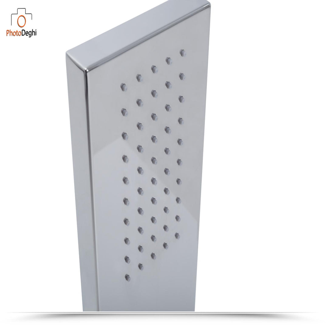 Chromed steel shower head wall mounted - image 3