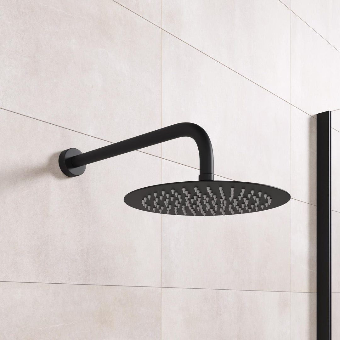 30 cm round shower head and 40 cm anti-limescale arm - image 1