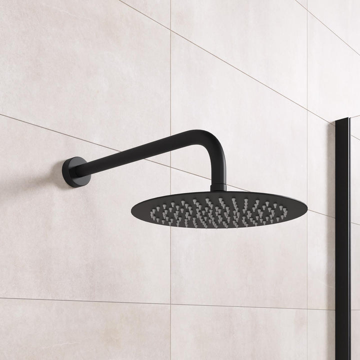 30 cm round shower head and 40 cm anti-limescale arm - image 1